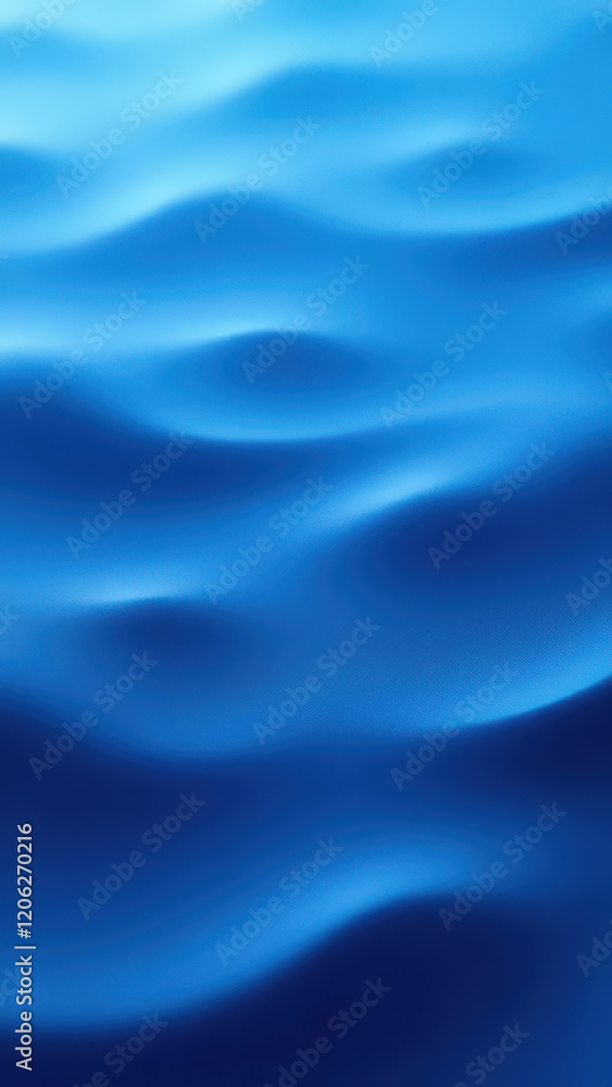Obraz premium Abstract blue ocean waves reflecting light patterns
