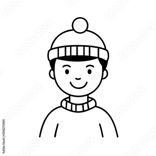 cartoon person, no background, vector