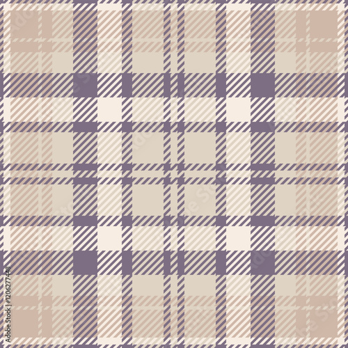 Paint plaid texture pattern, hounds tooth fabric textile vector. Girly tartan seamless check background in light and pastel colors.