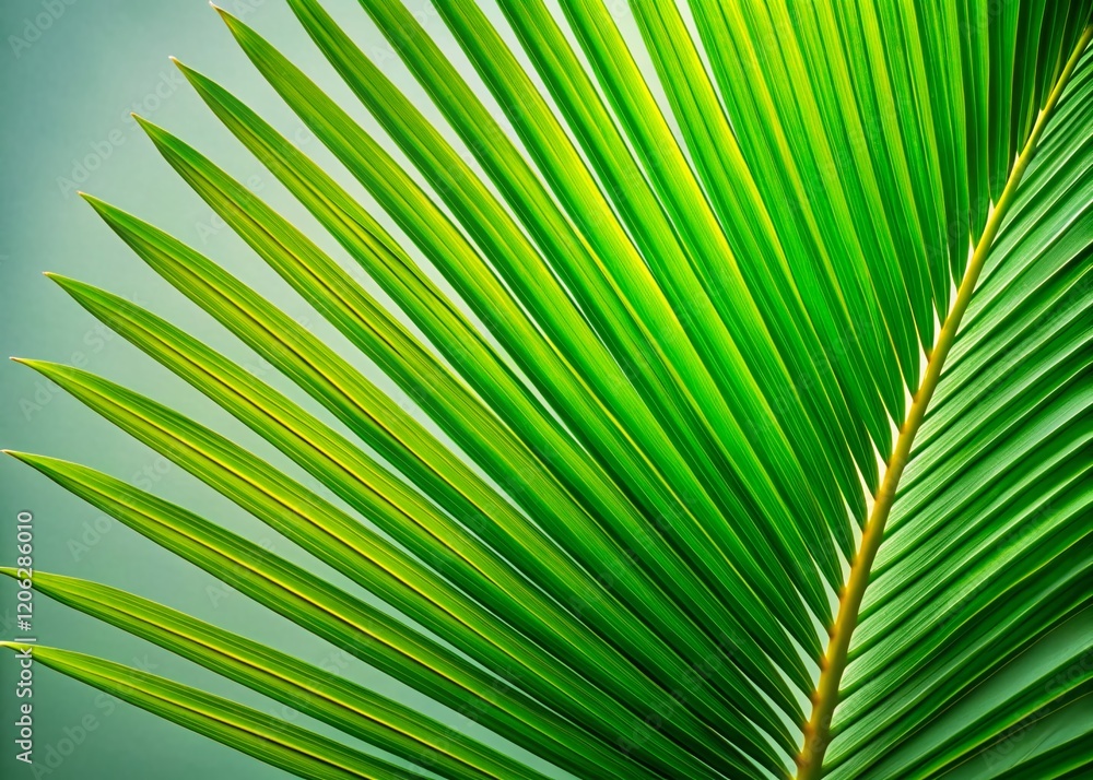 Minimalist Tropical Palm Leaves Background - Elegant Green Foliage Texture Minimalist Tropical Palm Leaves Background - Elegant Green Foliage Texture
