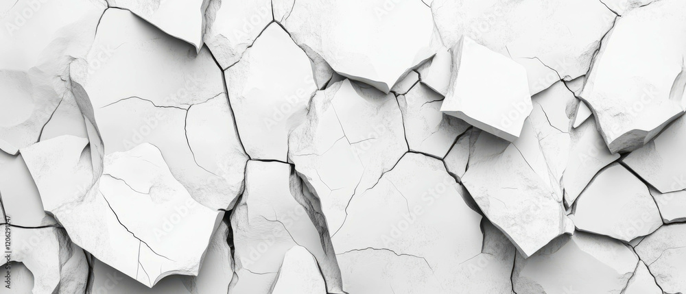 Textures of cracked dry lakebed with polygonal patterns under bright light conditions Textures of cracked dry lakebed with polygonal patterns under bright light conditions