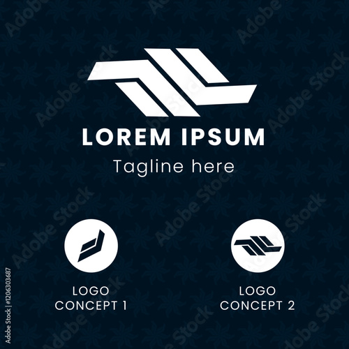 Modern minimalist logo design.