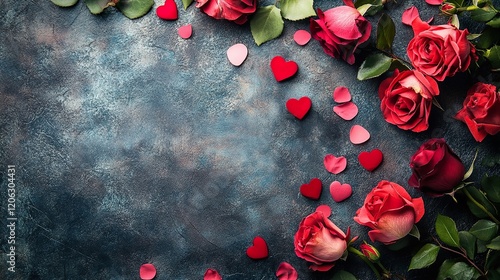 Beautiful Valentinea??s Day love background.