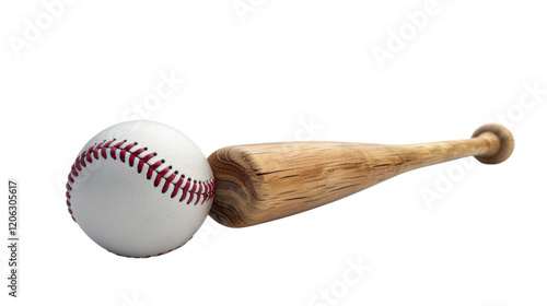 Obraz na płótnie Baseball bat on transparent background