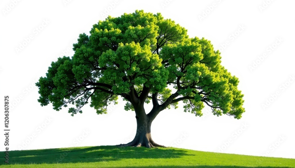 Stunning high-definition shot of a majestic tree against a bright white background , branch, white Stunning high-definition shot of a majestic tree against a bright white background , branch, white