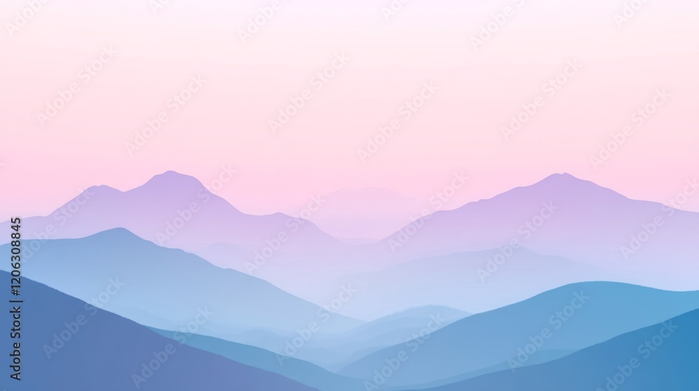 A serene mountain gradient background.featuring soft blues and purples.highlighting the tranquility of nature.Ideal for outdoor adventure promotions, nature blogs, and serene designs A serene mountain gradient background.featuring soft blues and purples.highlighting the tranquility of nature.Ideal for outdoor adventure promotions, nature blogs, and serene designs
