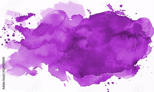 Purple watercolor Paint 