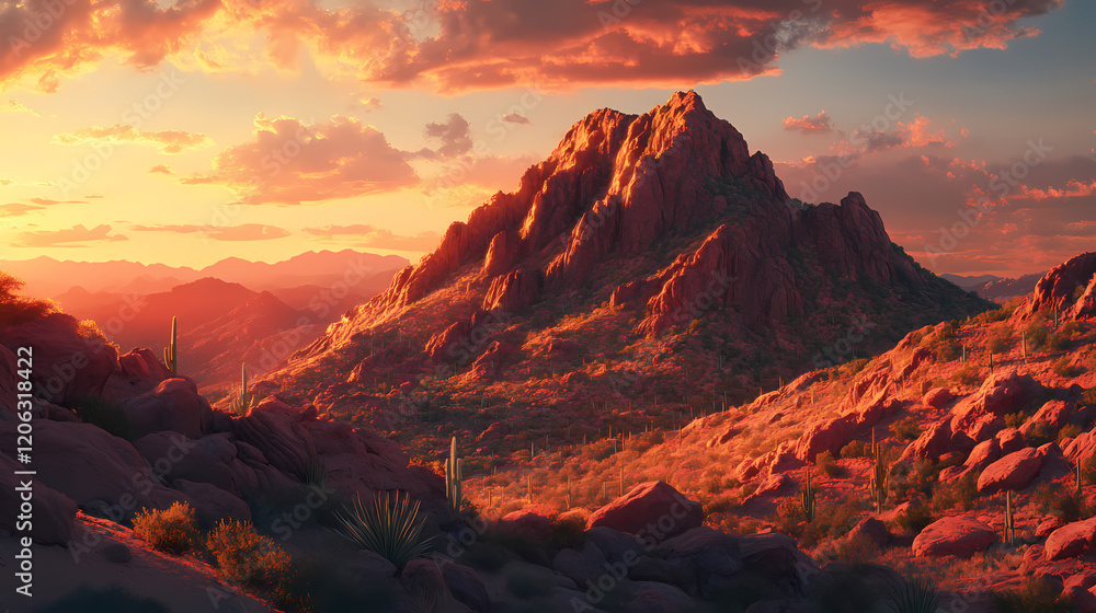 Fototapeta premium scottsdale majestic mountain