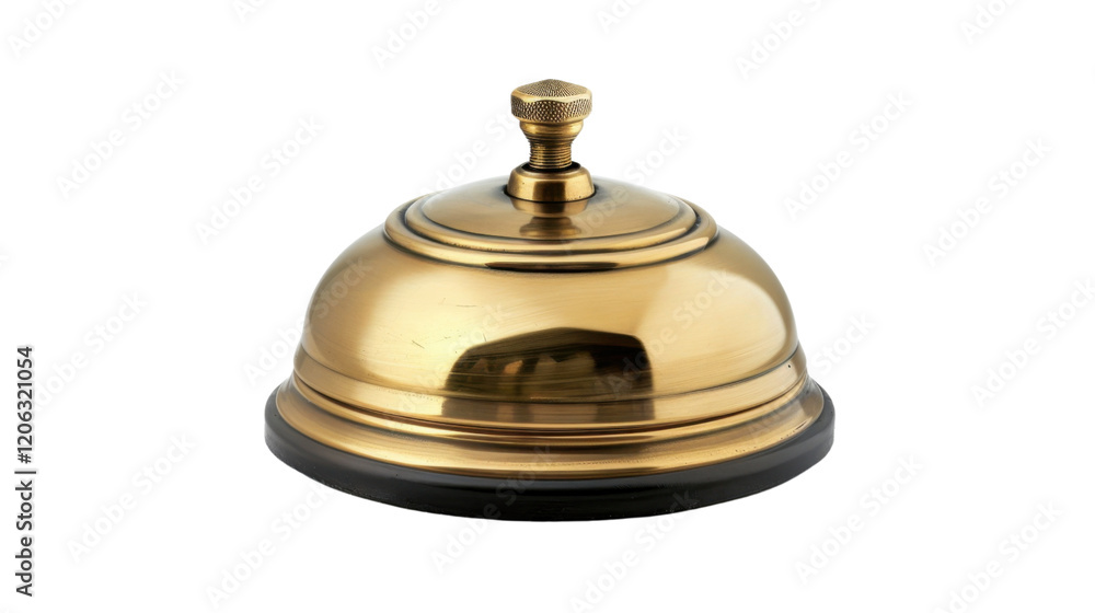 Hotel service bell on transparent background
Hotel service bell on transparent background