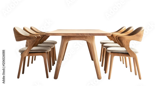 Modern Wooden Dining Set  Table   Chairs   Home Decor   Interior Design