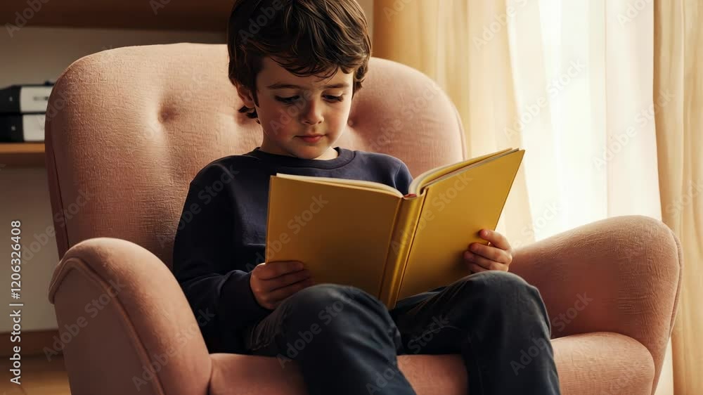 The Boy Reading a Book The Boy Reading a Book
