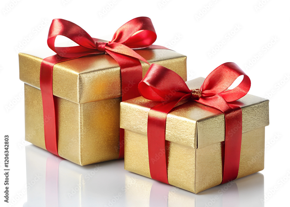 Obraz premium gift box isolated on white