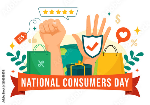 National Consumers Day Illustration Series 