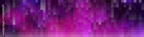 Vector illustration of vivid visual disturbances with the effect of pixel shift