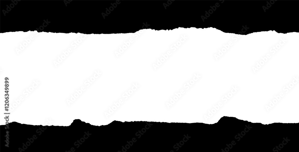 Torn paper pieces vector elements isolated Torn paper pieces vector elements isolated