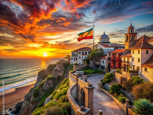 Surreal Spanish-English Relations: A Dreamlike Tapestry of History and Culture photo