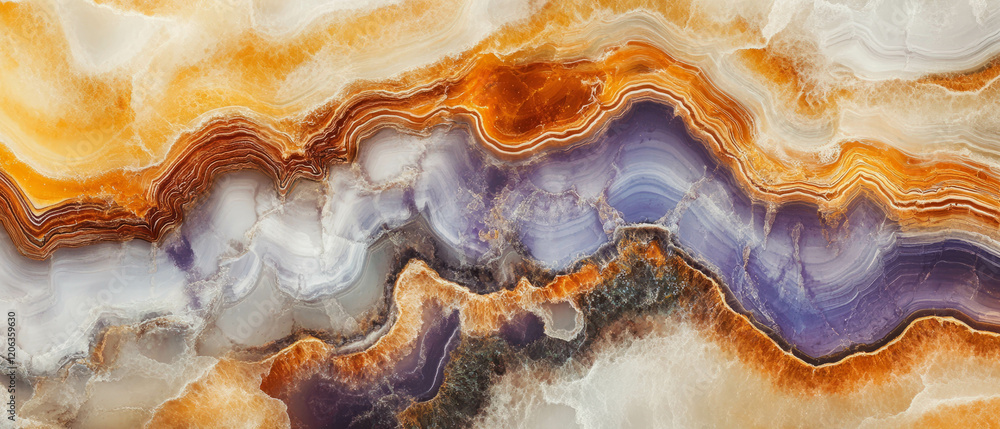 Obraz premium Dynamic marbled patterns with swirling colors and organic shapes in vibrant hues