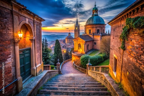 Urban Exploration: Sanctuary of S. Luca, Bologna - Hidden Staircase & City Views photo