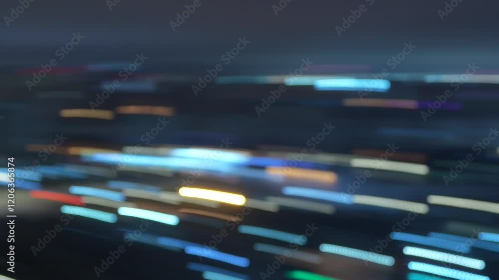 blurred blurred effect of city lights blurred blurred effect of city lights