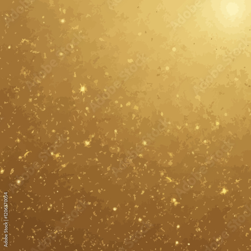 Gold glitter background. Luxury, sparkling backdrop for festive occasions such as weddings, birthdays, awards ceremonies. Elegant luxury gold banner. Premium glossy floor. Yellow glitter wallpaper