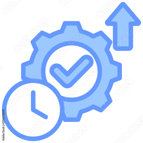 Free Download Efficiency Blue Icon - GFXLoad