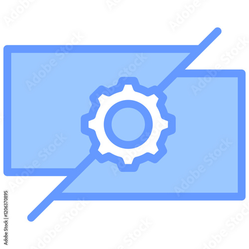 Breakdown Blue Icon