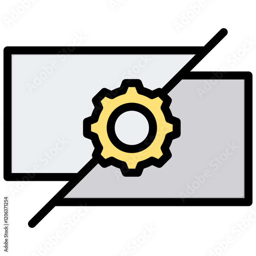 Breakdown Outline Color Icon