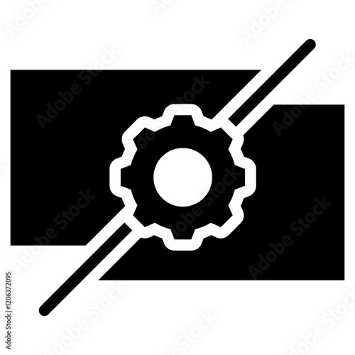 Breakdown Glyph Icon