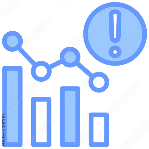 Failure Rate Blue Icon