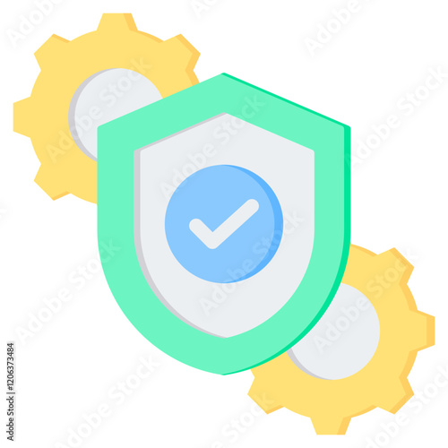 System Reliability Flat Icon