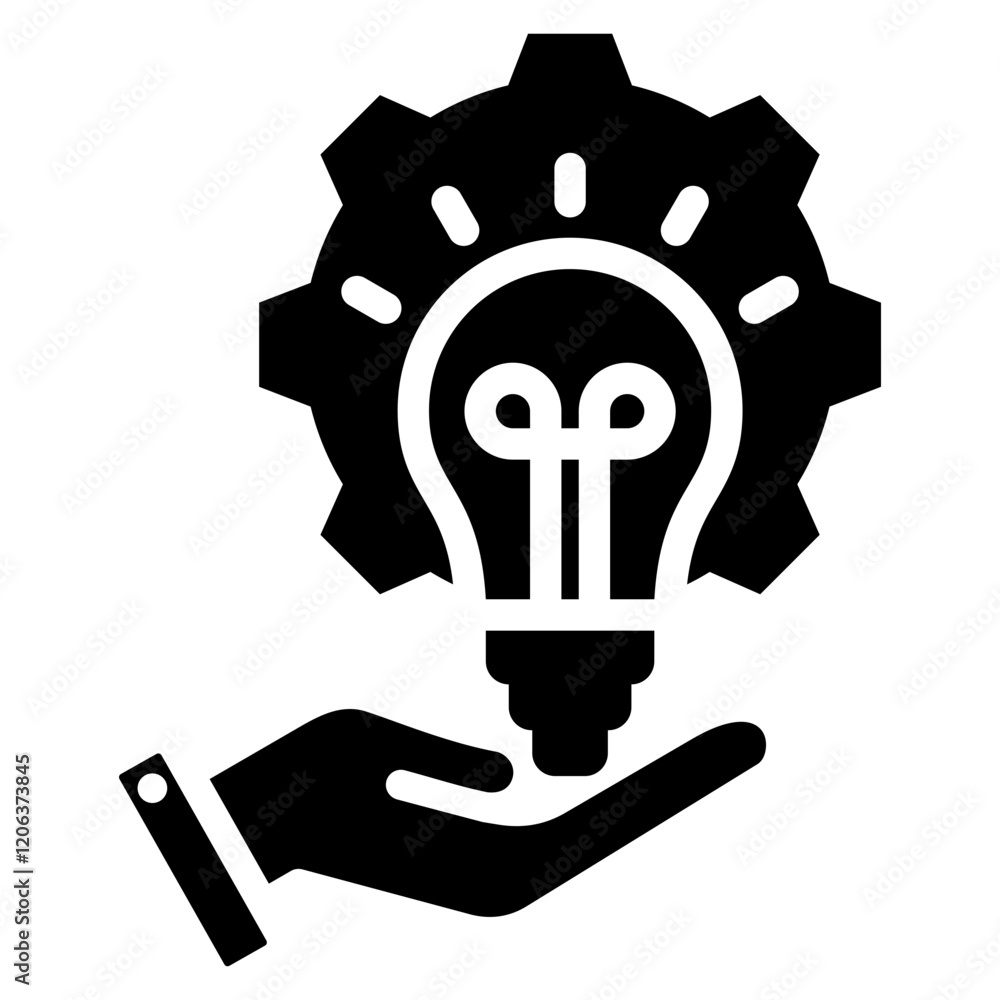 Proactive Maintenance Glyph Icon Proactive Maintenance Glyph Icon