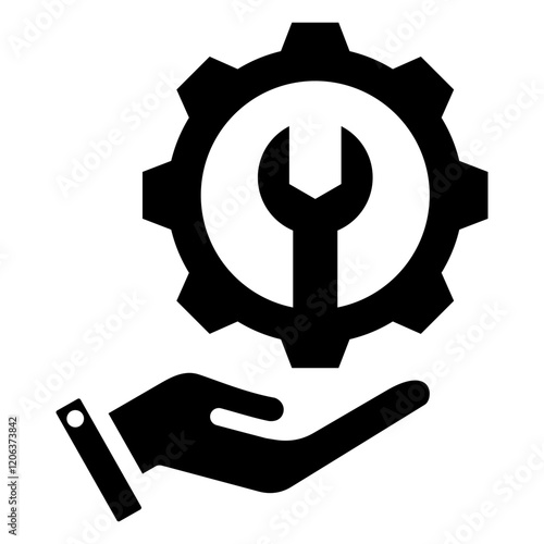 Preventive Maintenance Glyph Icon