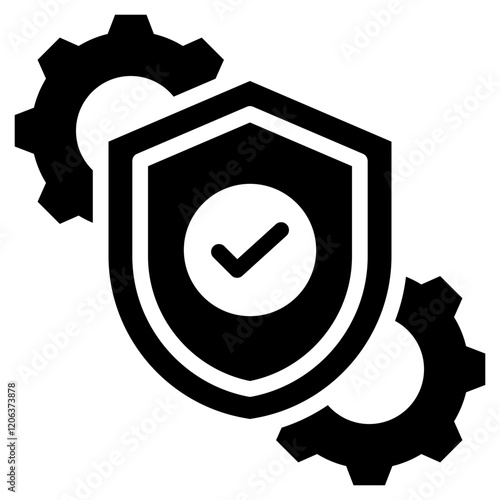 System Reliability Glyph Icon
