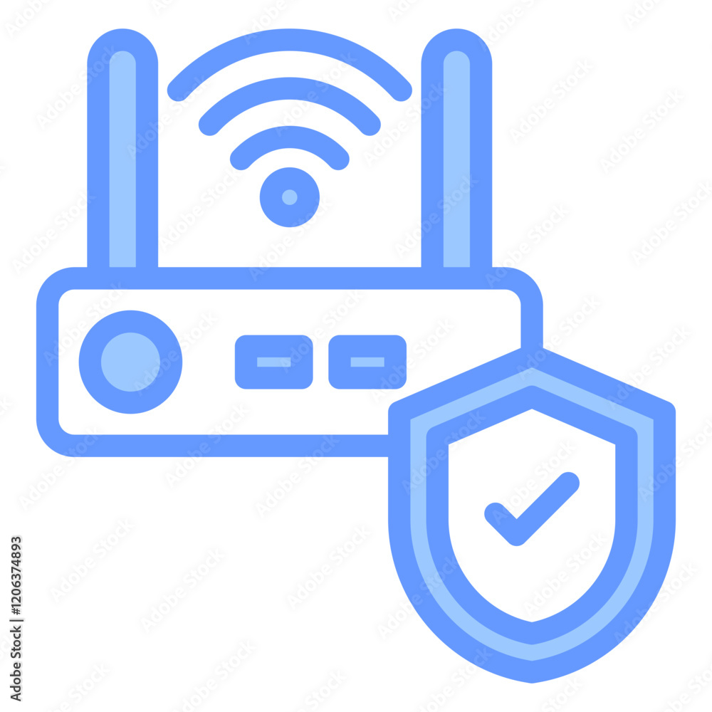 Access Point Blue Icon