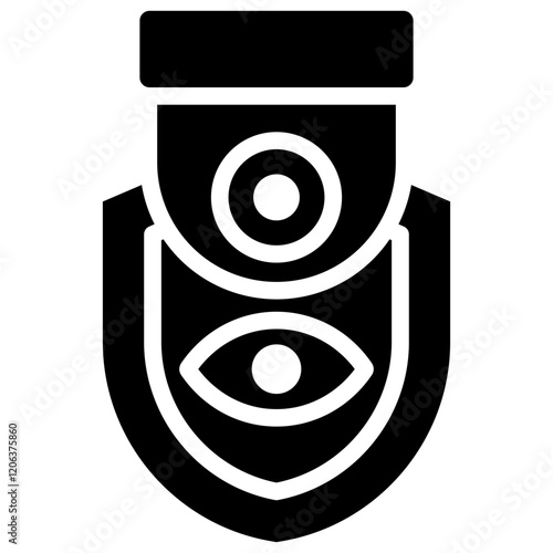 Surveillance Glyph Icon
