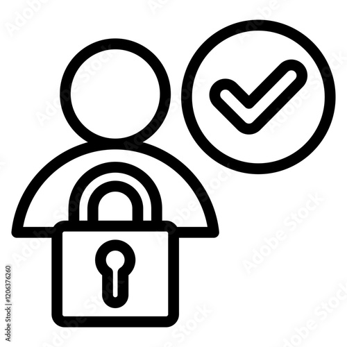 Authorization Outline Icon