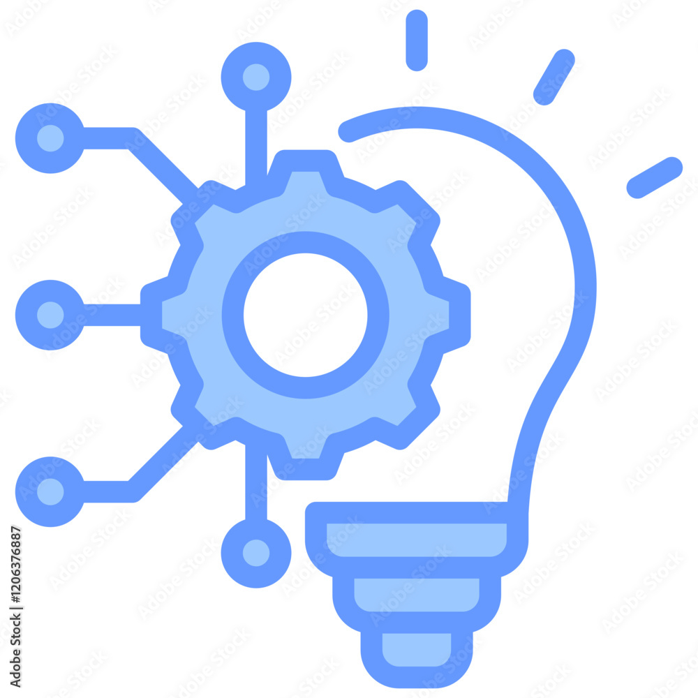 Disruptive Innovation Blue Icon Disruptive Innovation Blue Icon