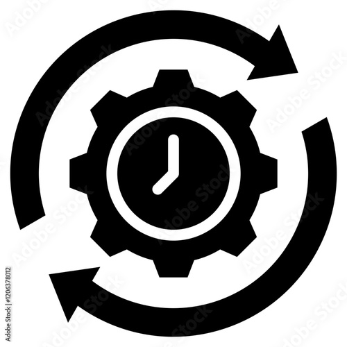 Iterative Glyph Icon