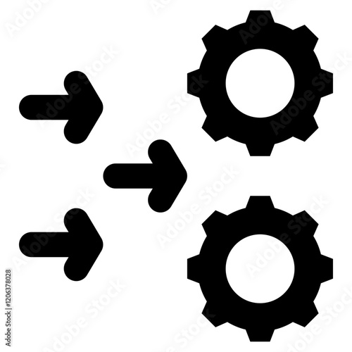 Integration Glyph Icon