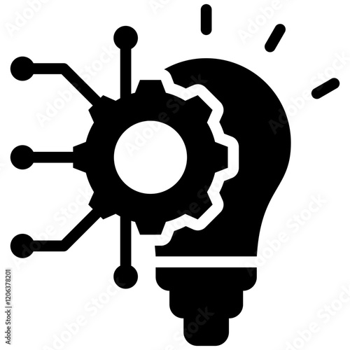 Disruptive Innovation Glyph Icon