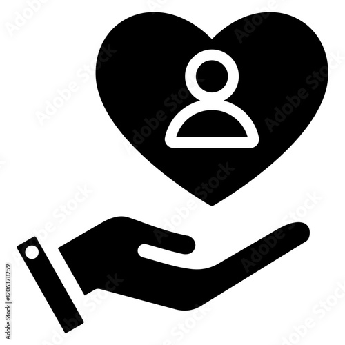 Empathy Glyph Icon