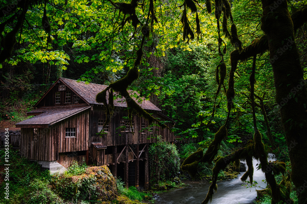Cedar Creek Grist Mill in Washington State Cedar Creek Grist Mill in Washington State
