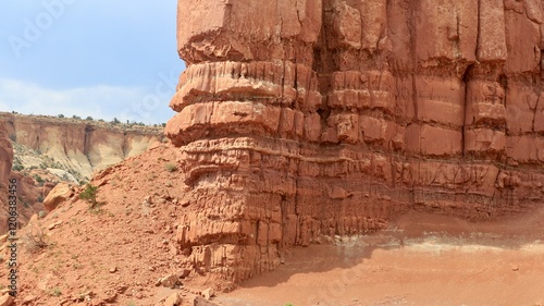 Unique Mountains on the Drive to Ghost Ranch, New Mexico 