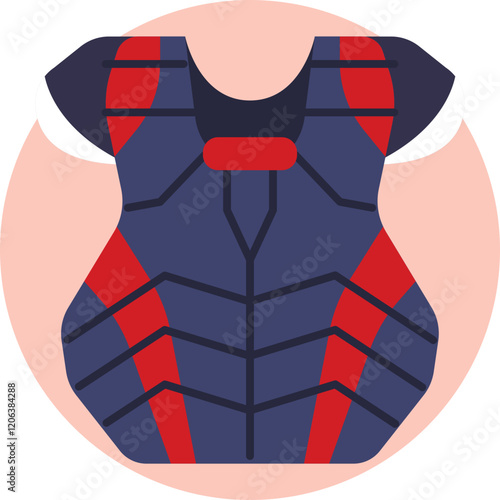 Chest Protection: A piece of gear worn to protect the chest and torso from impacts during play.