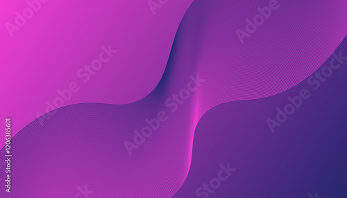 Abstract image featuring smooth, flowing lines in a gradient of pink and purple tones. The wavy patterns create a sense of movement and depth, blending elegance with simplicity.