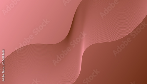 Abstract image featuring smooth, flowing lines in a gradient of beige and brown tones. The wavy patterns create a sense of movement and depth, blending elegance with simplicity.
