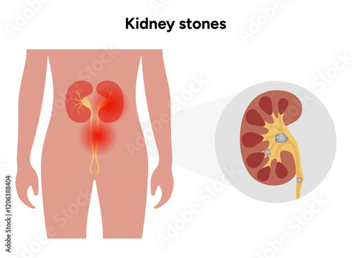 Human urine pain, diagnosis of ureter, kidney stones. Urologist medical disease	
