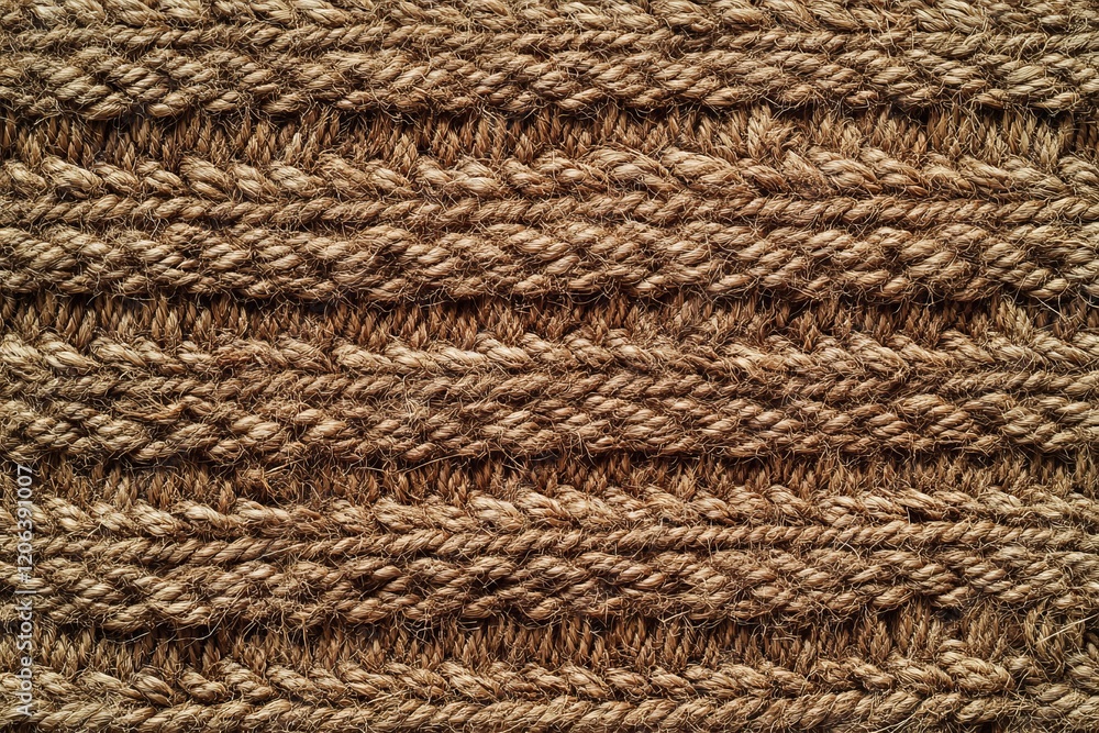 Close-up of textured, woven rope pattern. Close-up of textured, woven rope pattern.