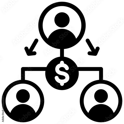 Delegation Glyph Icon