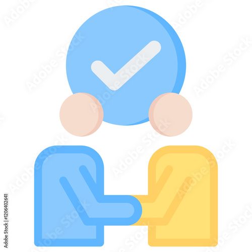 Negotiation Flat Icon